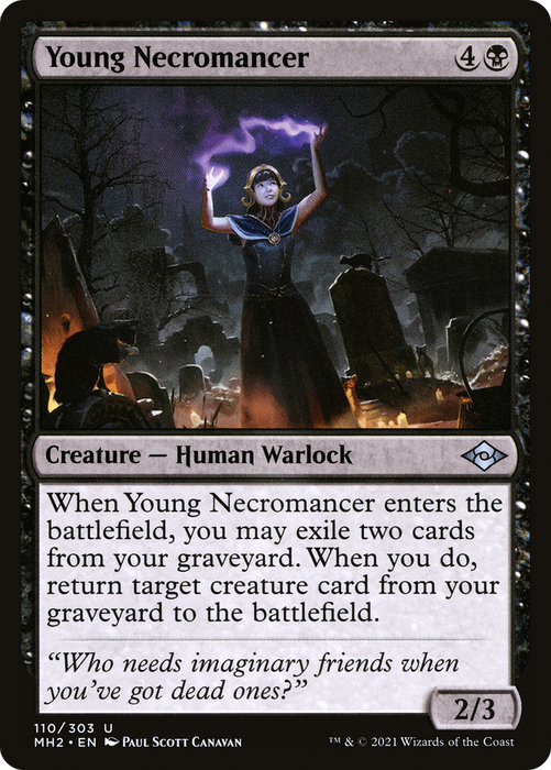 Young Necromancer (MH2-110) - uncommon - Foil