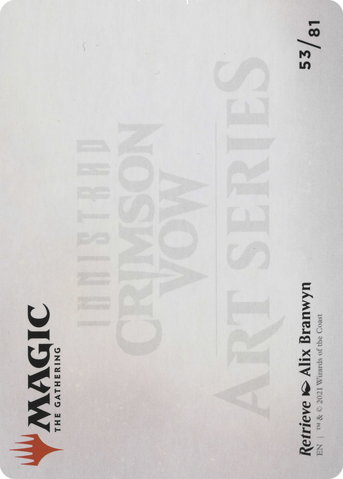 Retrieve // Retrieve (AVOW-053) - common (Borderless)