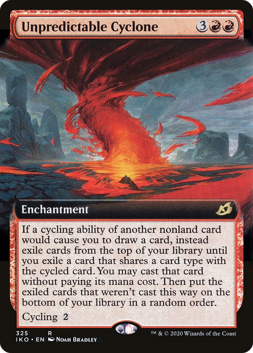 Unpredictable Cyclone (IKO-325) - rare: (Extended Art) - Foil