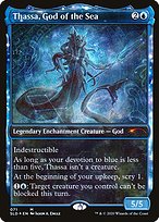 Thassa, God of the Sea (SLD-071) - mythic: (enchantment, Showcase) - Foil