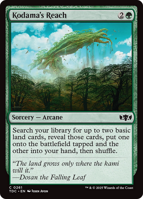 Kodama's Reach (TDC-261) - common