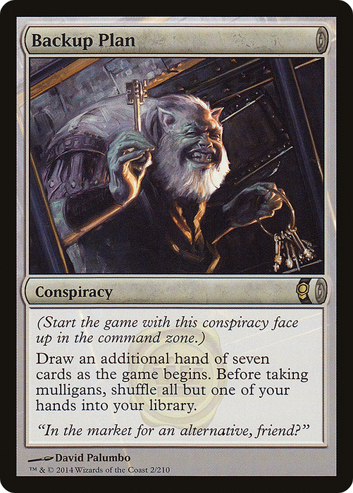 Backup Plan (CNS-002) - rare - Foil