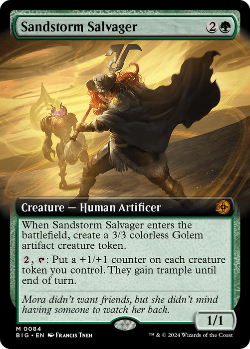 Sandstorm Salvager (BIG-084) - mythic: (Extended Art) - Foil