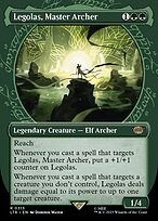 Legolas, Master Archer (LTR-313) - rare: (Showcase) (Borderless)