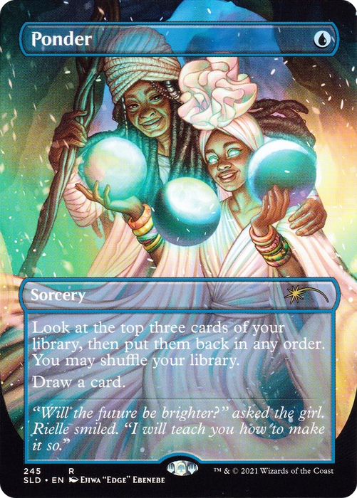 Ponder (SLD-245) - rare (Borderless) - Foil