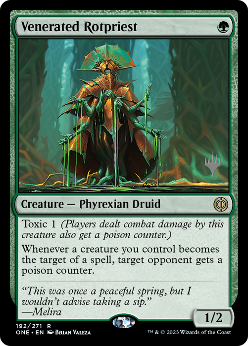 Venerated Rotpriest (PPONE-192P) - rare