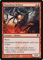 Flameborn Hellion (SOM-089) - common - Foil