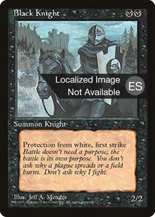 Black Knight (4BB-121) - uncommon