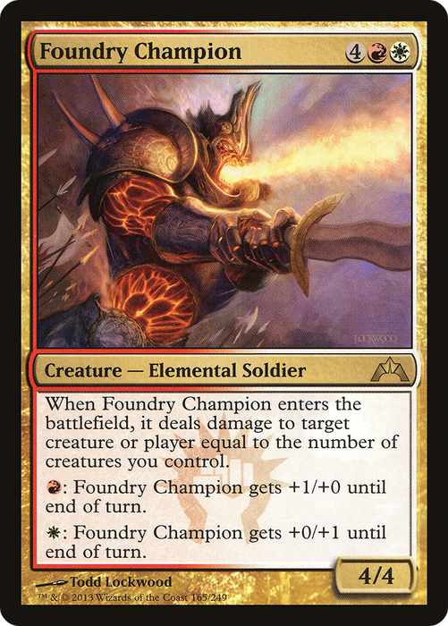 Foundry Champion (GTC-165) - rare - Foil