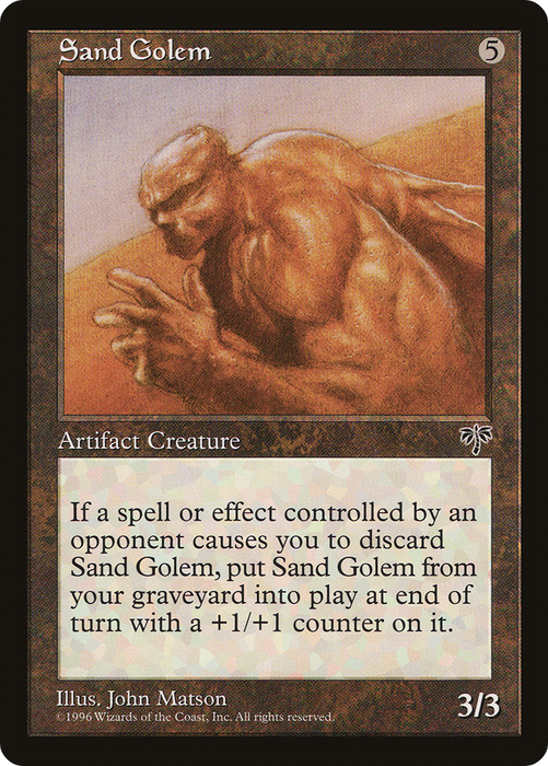 Sand Golem (MIR-318) - uncommon