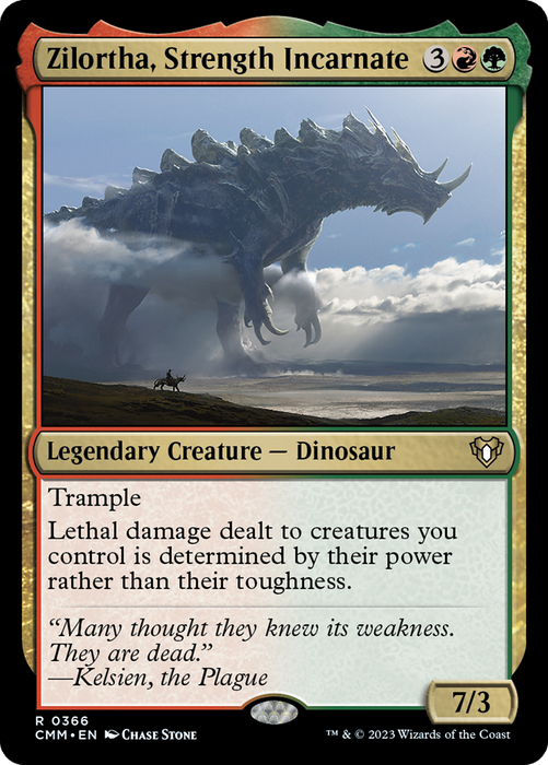 Zilortha, Strength Incarnate (CMM-366) - rare - Foil