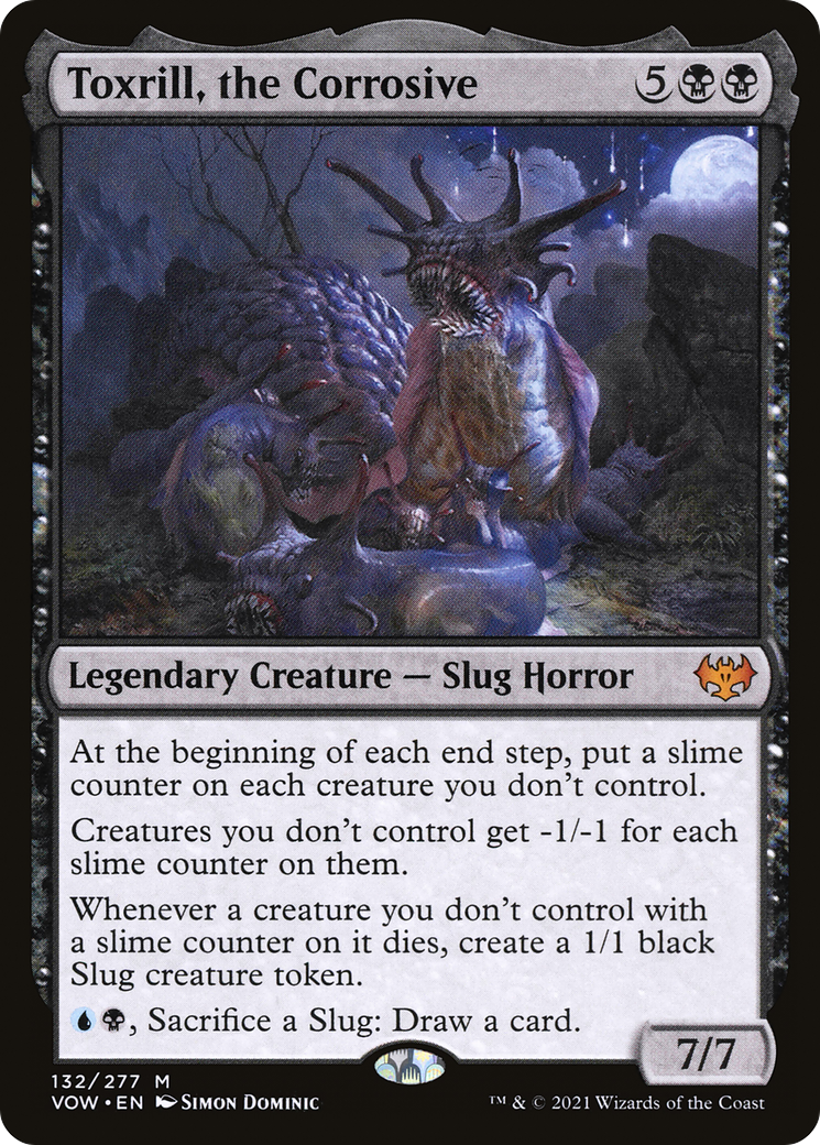 Toxrill, the Corrosive (VOW-132) - mythic - Foil