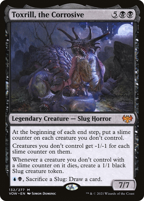 Toxrill, the Corrosive (VOW-132) - mythic - Foil