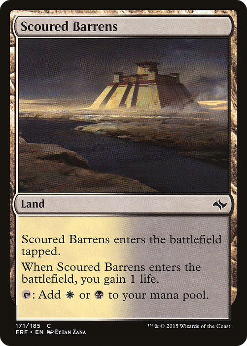 Scoured Barrens (FRF-171) - common - Foil