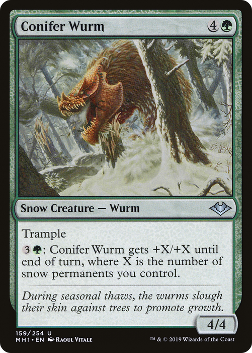 Conifer Wurm (MH1-159) - uncommon - Foil