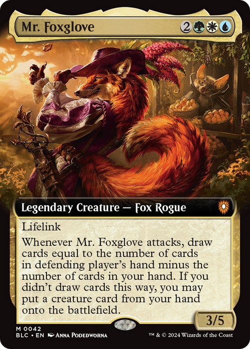 Mr. Foxglove (BLC-042) - mythic: (Extended Art) - Foil