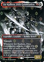 Jor Kadeen, First Goldwarden (ONE-462) - rare: (Showcase) (Borderless) - Foil