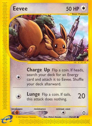 Eevee (075) - A  - Common - Reverse Holofoil