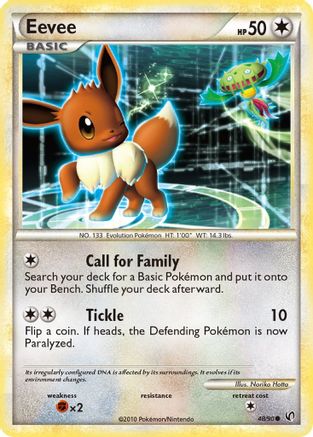 Eevee (48) (048/90) - U  - Common - Reverse Holofoil