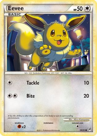 Eevee (056/95) - COL  - Common - Reverse Holofoil