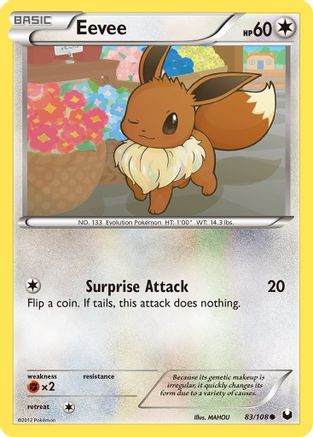 Eevee (83) (083/108) - DE  - Common