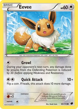 Eevee (89) (089/116) - PF  - Common
