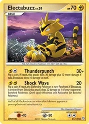 Electabuzz (081/130) - DAP  - Common - Reverse Holofoil