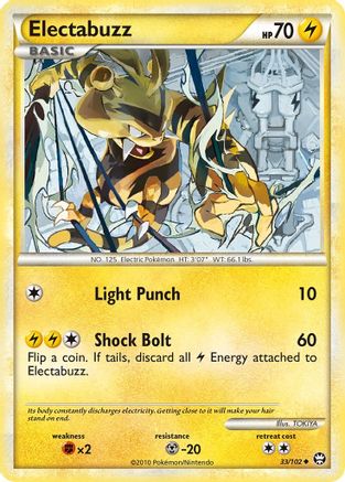 Electabuzz (033/102) - T  - Uncommon - Reverse Holofoil