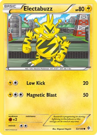 Electabuzz (053) - BC  - Common - Reverse Holofoil