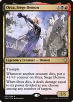 Orca, Siege Demon (DMC-037) - rare - Foil