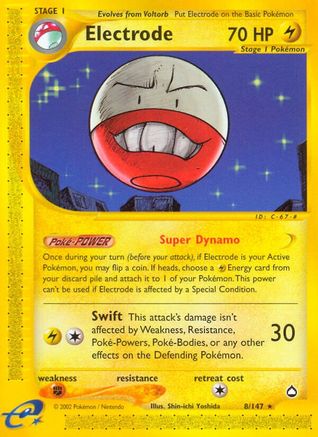 Electrode (008) - A  - Rare - Reverse Holofoil