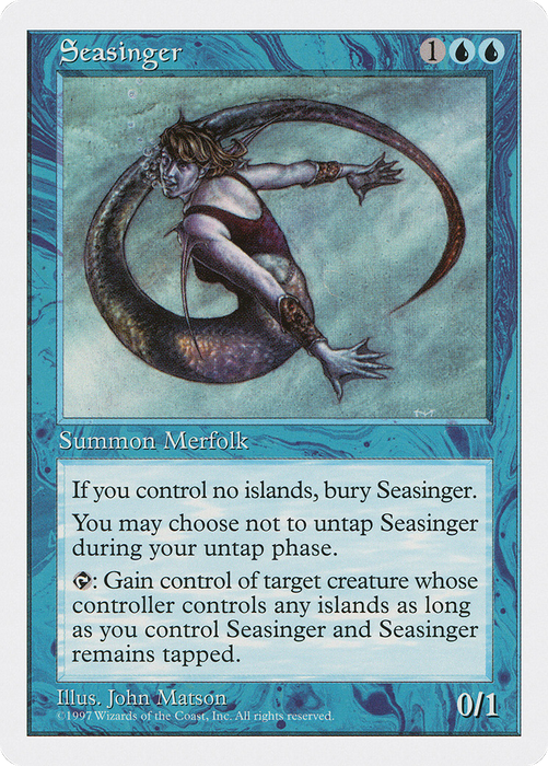 Seasinger (5ED-121) - uncommon