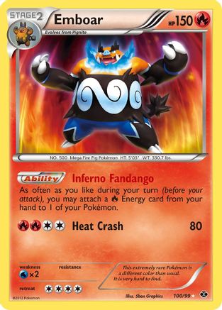 Emboar (100) - ND  - Secret Rare - Holofoil