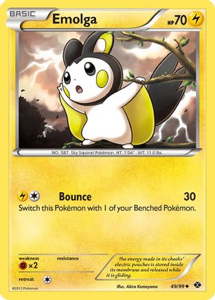 Emolga (049/99) - ND  - Uncommon - Reverse Holofoil