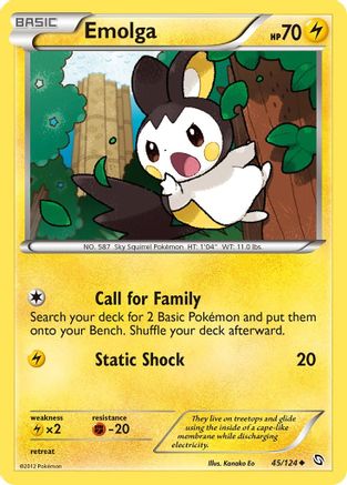 Emolga (045) - DE  - Uncommon - Reverse Holofoil