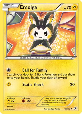 Emolga (049/113) - LT  - Uncommon - Reverse Holofoil