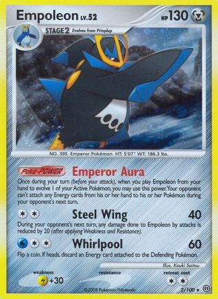 Empoleon (002) - S  - Holo Rare - Holofoil