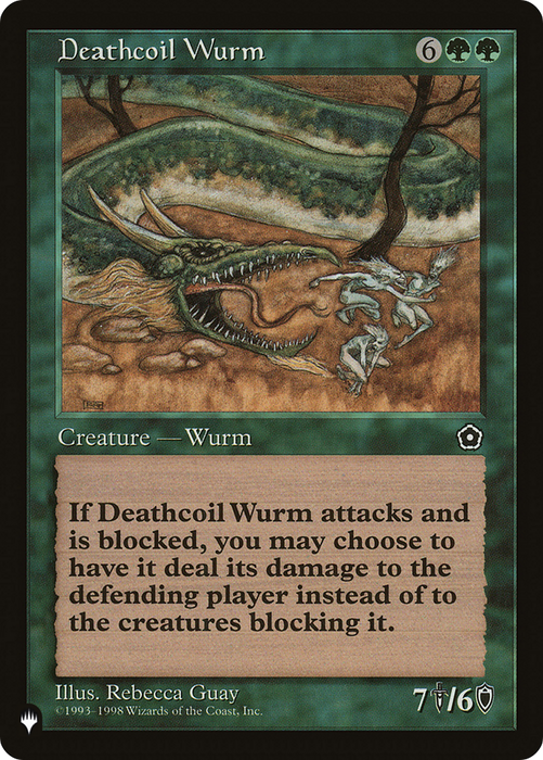 Deathcoil Wurm (LIST-P02-125) - rare