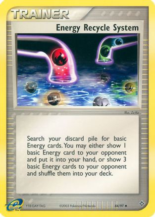 Energy Recycle System (084/97) - D  - Uncommon - Reverse Holofoil