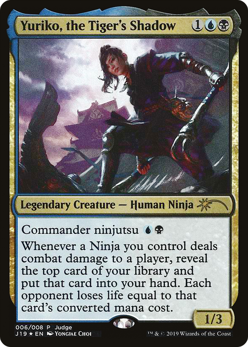 Yuriko, the Tiger's Shadow (JDG-006) - rare - Foil
