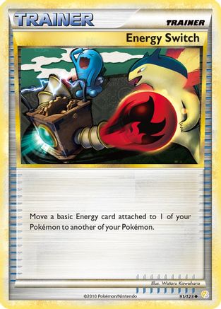 Energy Switch (091/123) - HS  - Uncommon - Reverse Holofoil