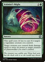 Animist's Might (MAT-020) - uncommon - Foil