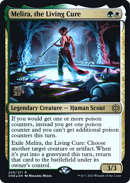 Melira, the Living Cure (PRE-209S) - rare - Foil