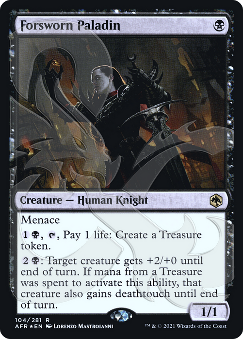 Forsworn Paladin (AFR&-104A) - rare - Foil