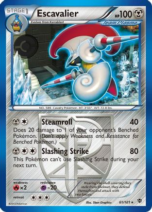 Escavalier (Team Plasma) (061) - PB  - Rare