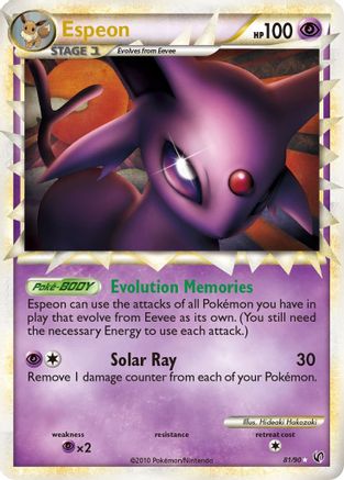 Espeon (Prime) (081/90) - U  - Ultra Rare - Holofoil