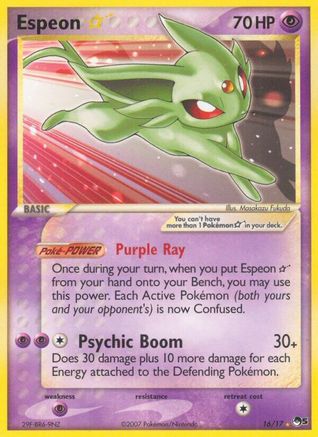 Espeon Star (016) - PS5  - Ultra Rare