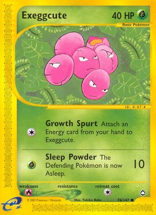 Exeggcute (76) (076/147) - A  - Common - Reverse Holofoil