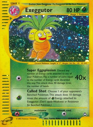 Exeggutor (H10) (H10) - A  - Holo Rare - Holofoil