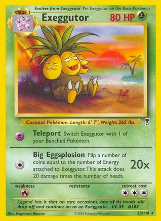 Exeggutor (023) - LC  - Rare - Reverse Holofoil